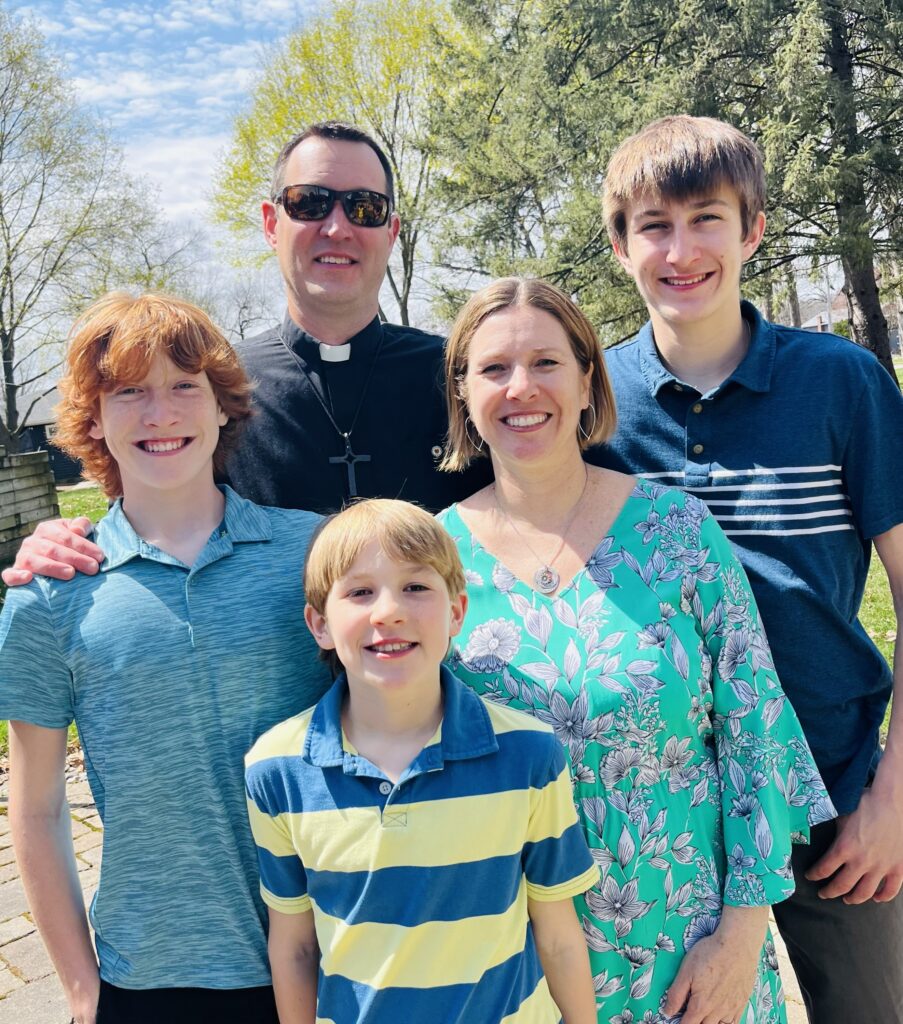 Rev. Edward Ruble and Family